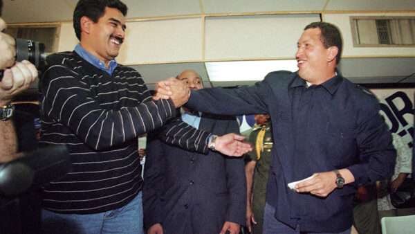 Hugo Chávez and Nicólas Maduro | Venezuelan Government Photo