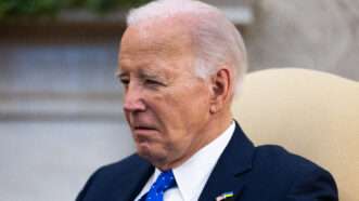 Joe Biden in meeting in Oval Office | Julia Nikhinson - Pool via CNP/CNP / Polaris/Newscom