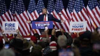 Donald Trump at a rally in Rome, Georgia | Robin Rayne/Zuma Press/Newscom