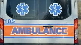 Ambulance on the way to a hospital | Photo 111789278 © Calvin L. Leake | Dreamstime.com