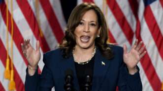 Vice President Kamala Harris at a campaign rally in Wisconsin | Mark Hertzberg/Zuma Press/Newscom