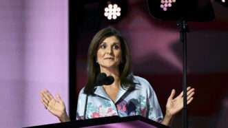 Nikki Haley speaks at the 2024 Republican National Convention | MATT MARTIN/UPI/Newscom