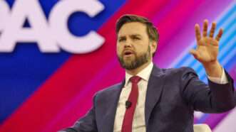 Ohio Senator J.D. Vance speaks at CPAC | Dominic Gwinn/ZUMAPRESS/Newscom